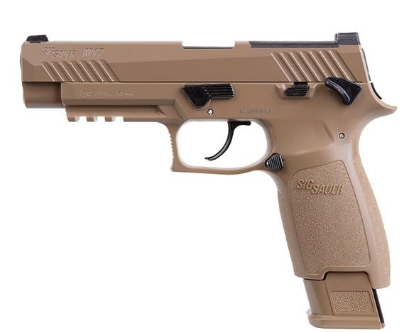 SIG Sauer P320-M17 Air Pistol (.177 Pellet, CO2), Coyote Tan