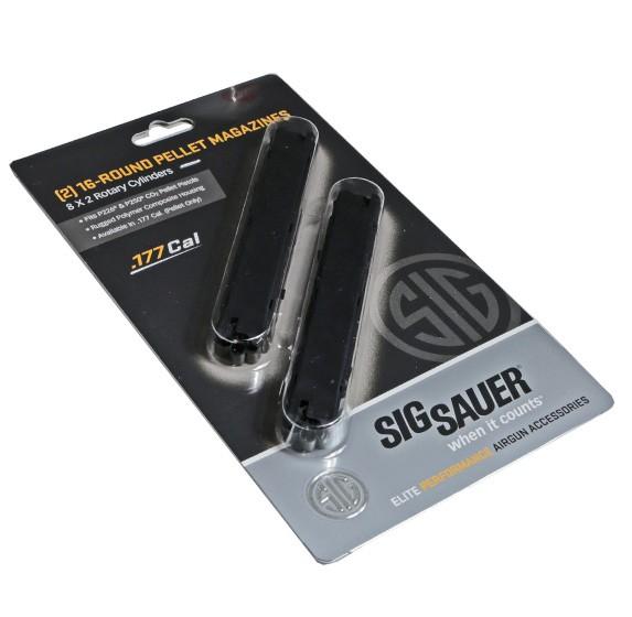 SIG Sauer P226/P250 Air Pistol Magazines, .177, 2-Pack