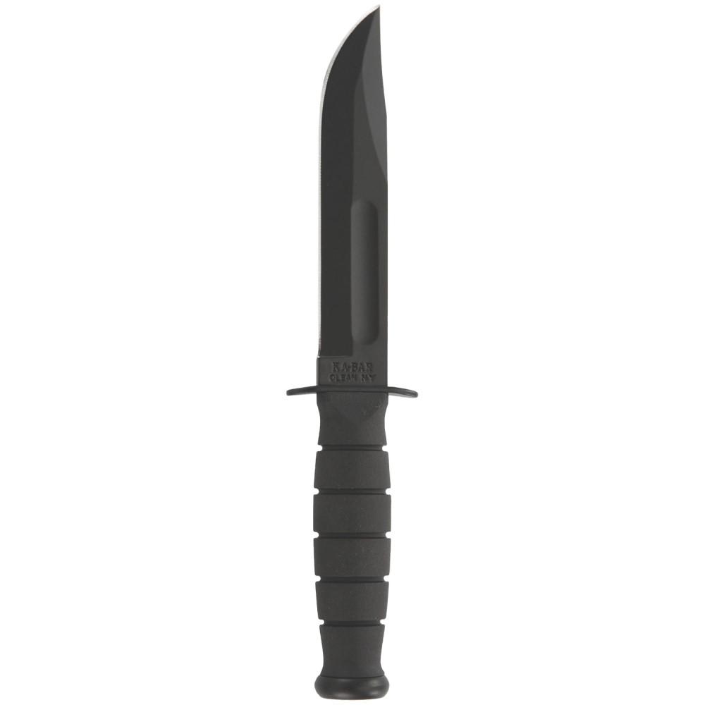 KA-BAR Short Fighting/Utility Knife, 5.25", Black, with Sheath