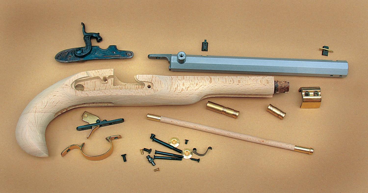 Traditions Kentucky Pistol Kit (.50 Cal Black Powder, Build-It-Yourself)